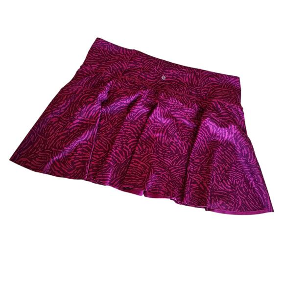 Athleta Ace Printed Pink 13.5 Tennis Skort with Pockets Plus Size 2x Workout - Picture 3 of 9